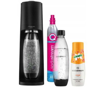 Saturator do wody i akcesoria SodaStream TERRA BLACK +2 BUTELKI+MIRINDA